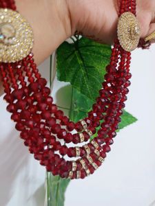 Beautiful Bridal Necklace With Earrings