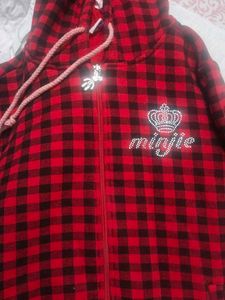 woolen jacket with hoodie