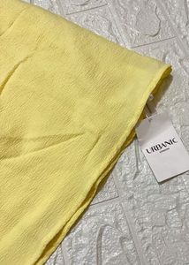 Yellow Puff Sleeve Dress