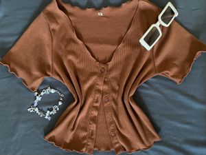 Cute Brown Top