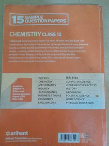 Chemistry Class 12 Sample Paper ( i Succeed )