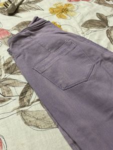 Lavender Pants And Black Pants