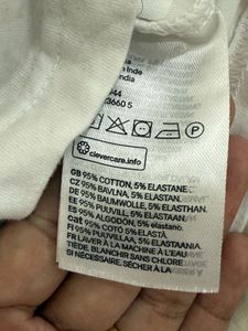 White H&amp;M Turtleneck Top