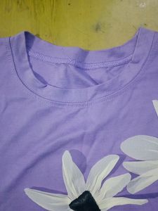 New Lavender Crop Top