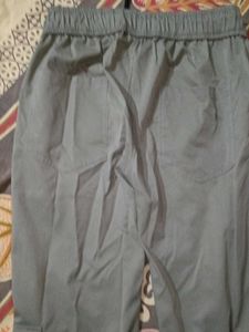 Gray Casual Pants