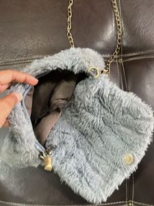 Cute Fuzzy Cat Crossbody Bag
