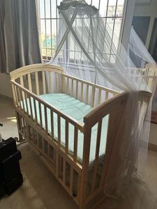 Baby Cot with Mosquito Net