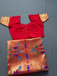 Paithani Saree with stitched blouse