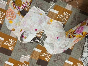 White Party Wear Lehenge