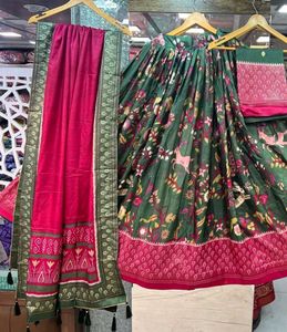 Unstitched lhehga choli