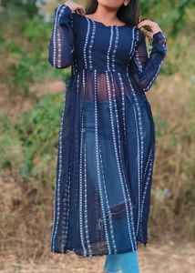 Blue Side Cut Kurta 💙