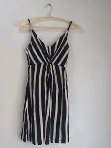 Striped Casual Mini Dress