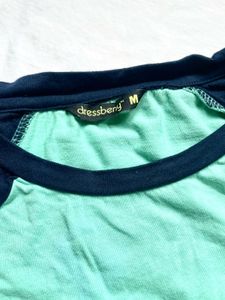 Raglan Sleeves Crop Top