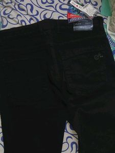 Dark Black Slim Fit Denim Jeans