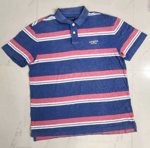 Striped Polo T-Shirt