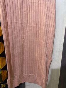 Zink Ribbed Sleeveless Tunic Dress