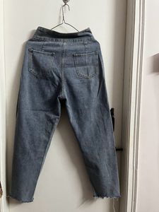 Belted Denim High Waist