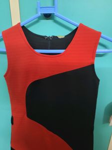 Colorblock Mini Dress