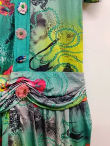 Green Mermaid CUT Top W/pant