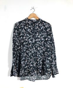 Flawless Black Printed Shirt(Women&#39;s)