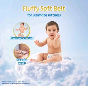 Pant Style Baby Diapers +  Free  Feather Diaper