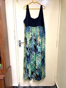 Tropical Print Jumpsuit