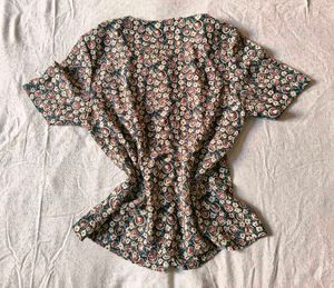 Floral Button-Up Top