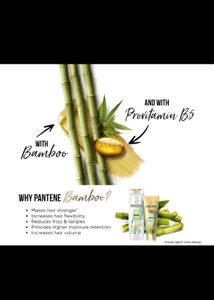 [  650ML ] Pantene Bamboo Shampoo
