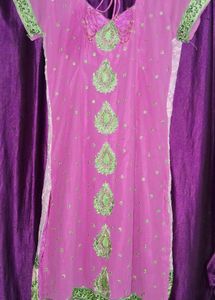 PINK KURTI FOR FESTIVE WEAR