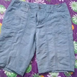 Blue Cargo Shorts