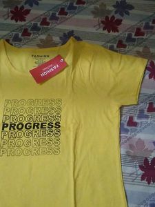 Samar Special Yellow Colour T-shirt