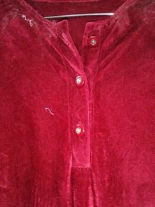 Maroon Colour Abaya Full Hight
