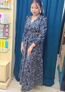 This Is Joint Long Gown With Top