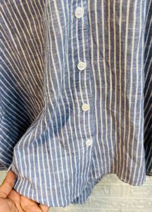 Italy imported Striped Button-Down Shirt