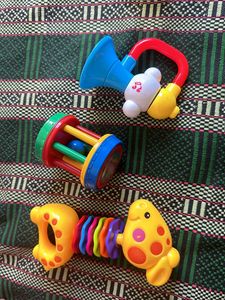 Set Of 3 Rattles