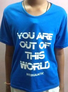 Blue Graphic T-shirt
