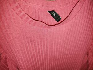 Pink Puff Sleeve Top