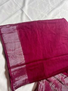 Elegant Maroon Saree