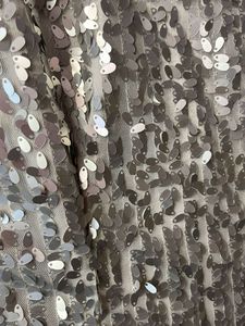 Silver Sequin Dress &amp; Pant Set