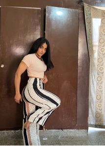 Striped Wide Leg Pants