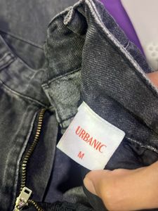 Charcoal Wide Leg Jeans
