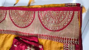 Beautiful Mustard Saree💗💗💗