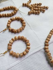 ⭐Wooden Beads Jewelry Set❤‍🔥