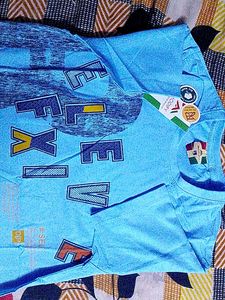 Blue Printed T-shirt