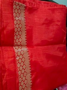 New Red Pooja Saree