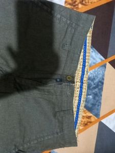 Boys Olive Colour Casual Jeans