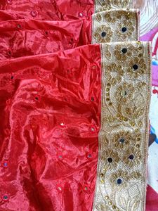 Red Embroidered Blouse