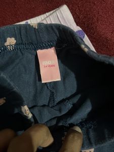 COMBO OF THREE MAX PRINTED PANTS FOR 3-4 Year Old