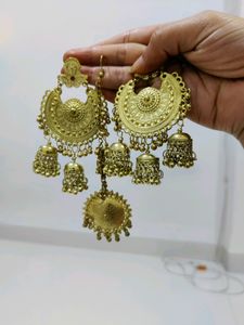 Bindiya And Earrings Set