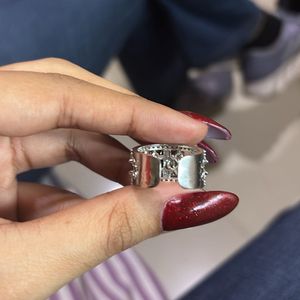 PRICE DROP Blue Rhinestone Fancy Ring